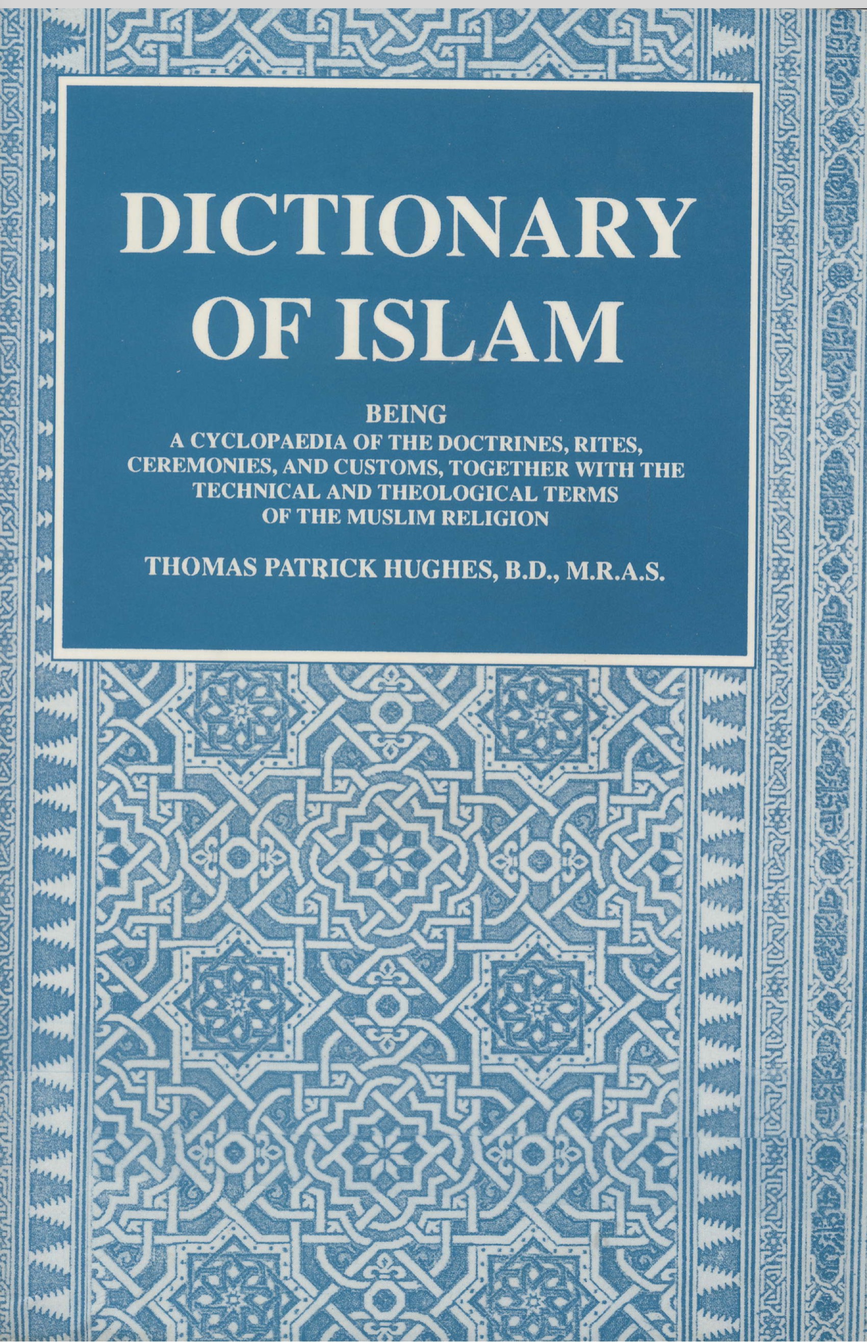 DICTIONARY OF ISLAM